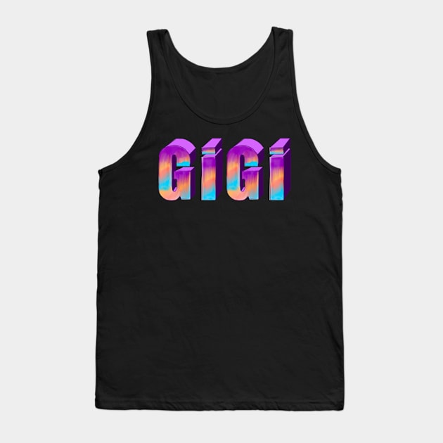 Top 10 best personalised gifts 2022  - Gigi - ,personalised,personalized custom name Tank Top by Artonmytee